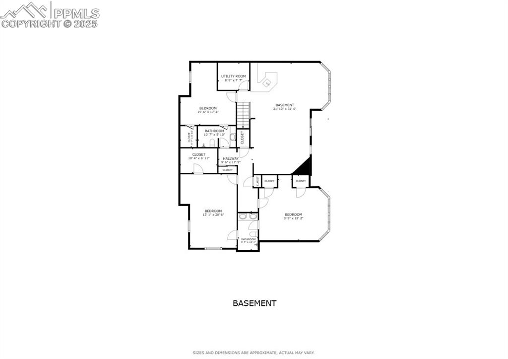 Image 38 of 41: Floorplan - lower level
