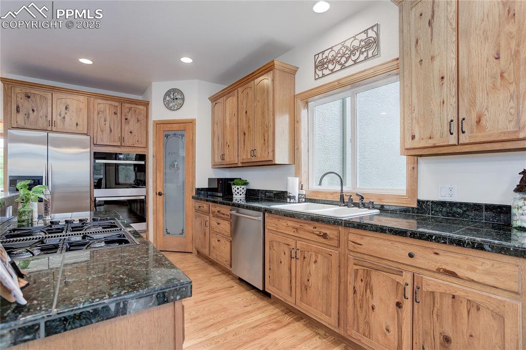 Image 7 of 41: SS appliances including new dual oven