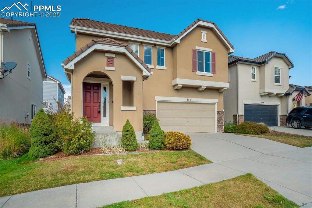 Caption: Front of Structure