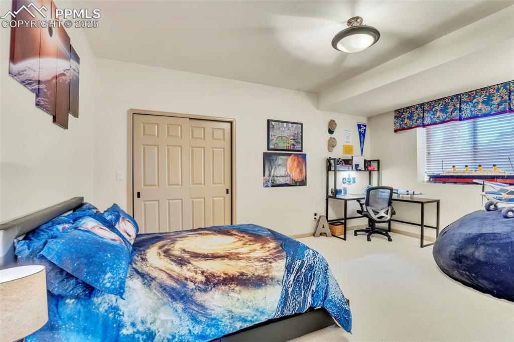 Image 34 of 45: View of carpeted bedroom