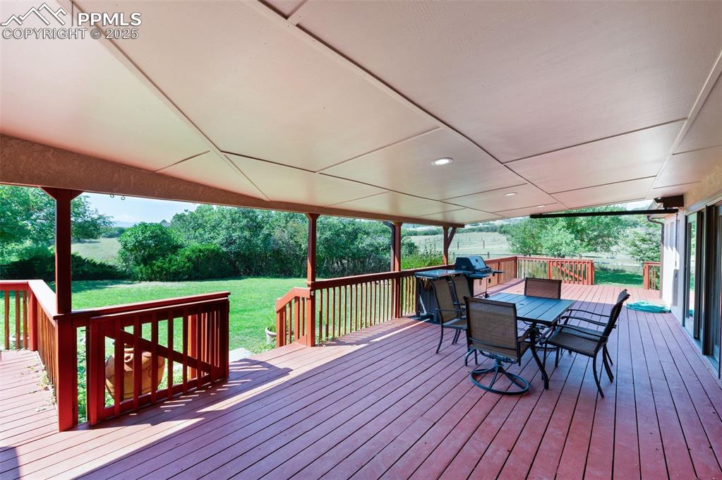 Image 38 of 50: Most Of The Deck Is Covered