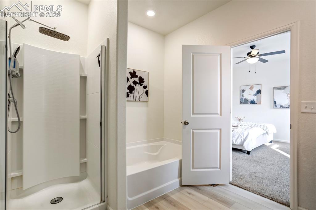 Image 19 of 41: Primary bathroom spa vibes included.