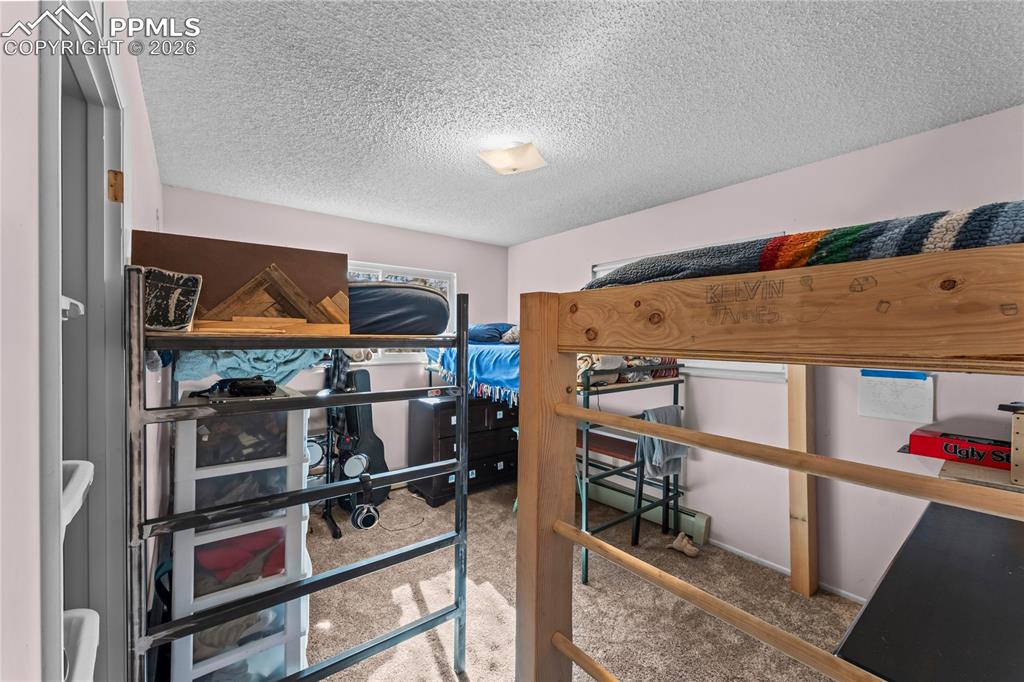 Image 20 of 47: Room featuring carpeting, a light fixture, and a window providing natural i