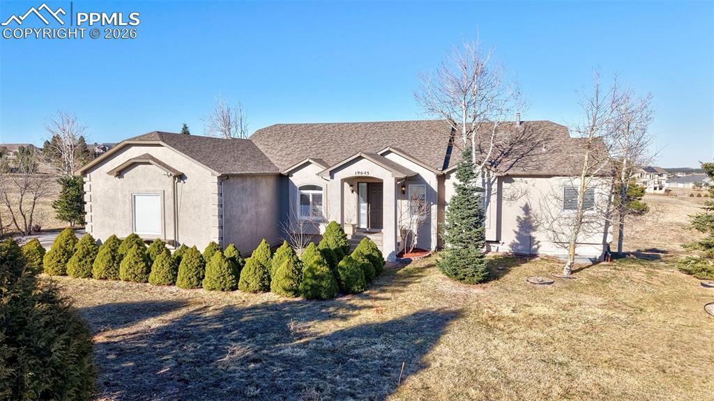 Caption: Front of Structure