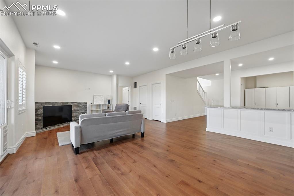 Image 31 of 50: Large basement open family room