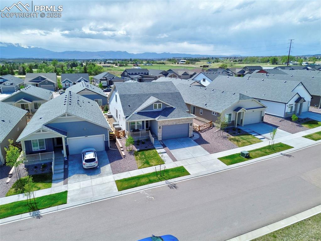Image 42 of 44: Aerial view of residential area