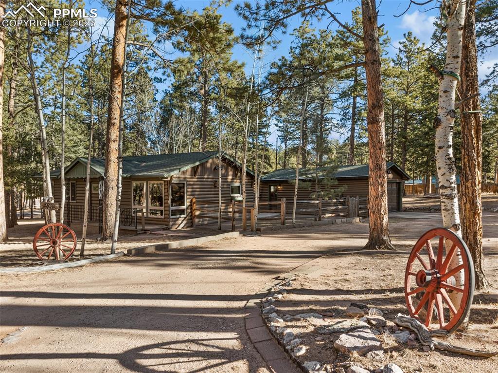 Caption: Front of Structure