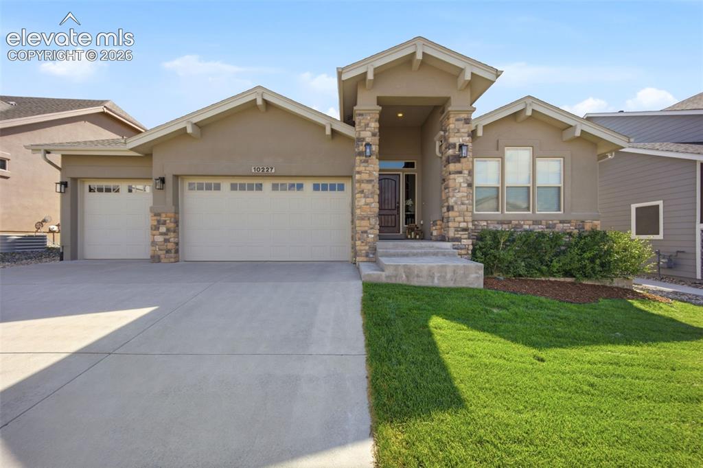 Image 1 of 45: Beautiful stucco home in Wolf Ranch North.
