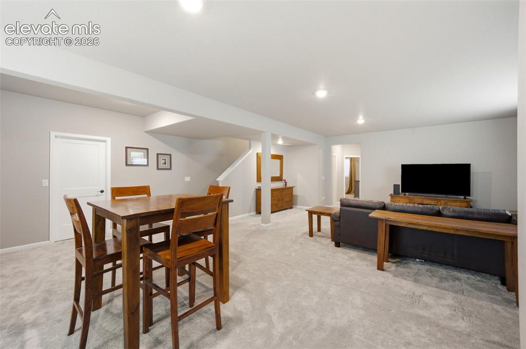 Image 33 of 45: So many options for use in this versatle basement space