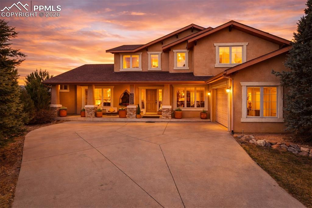 Caption: Front of Structure