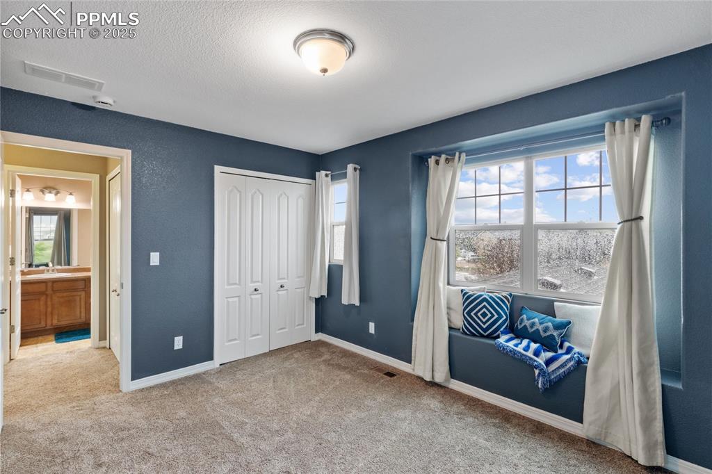 Image 18 of 36: Unfurnished bedroom featuring carpet and a closet