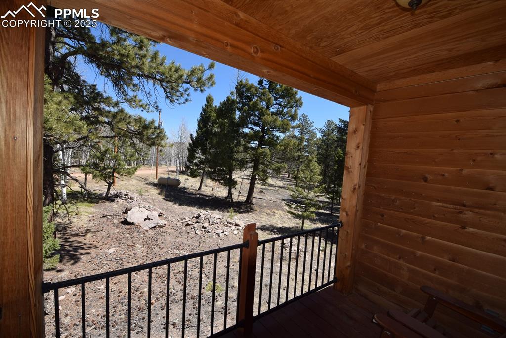 Image 24 of 44: Private Deck off Main Bedroom View.