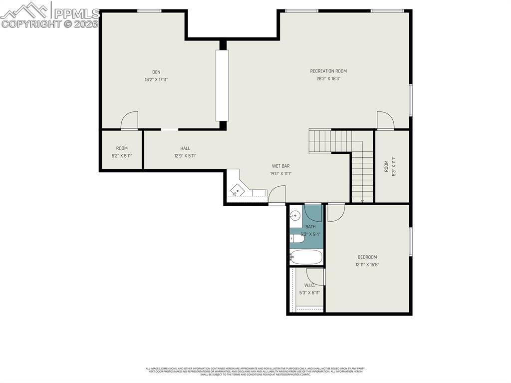 Image 33 of 35: View of floor plan / room layout