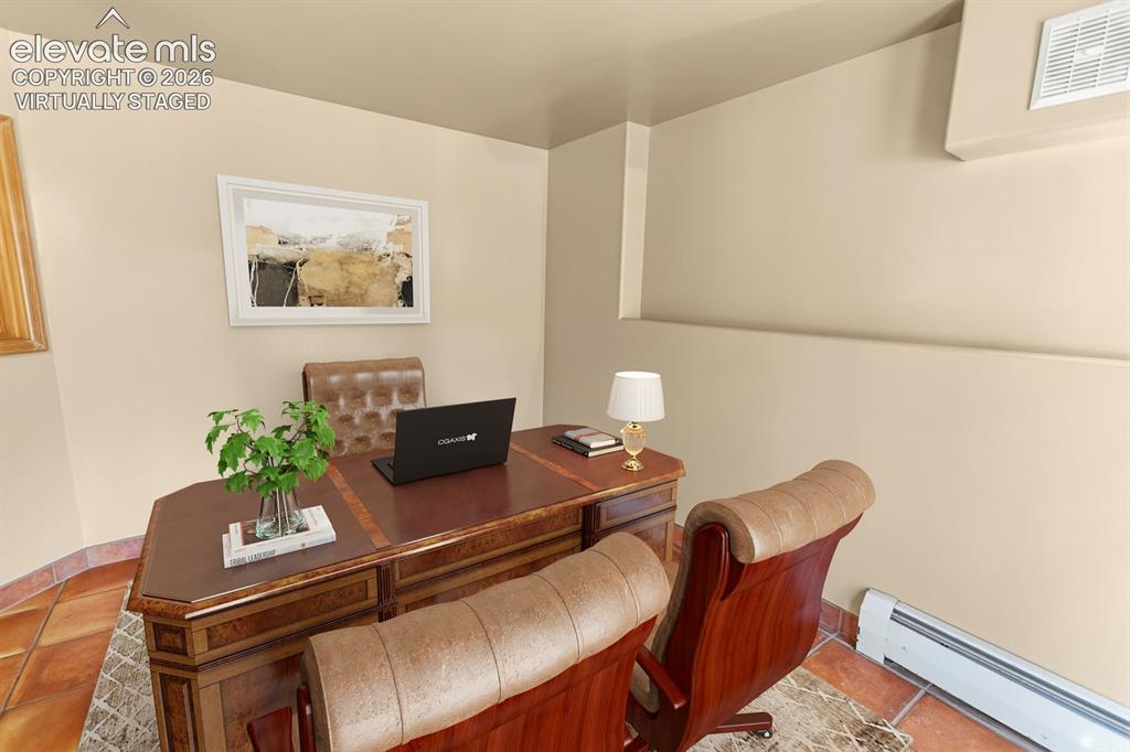Image 35 of 39:  Lower Level Office - Virtually Staged