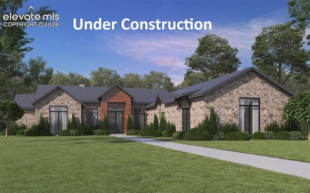 Caption: Front of Structure