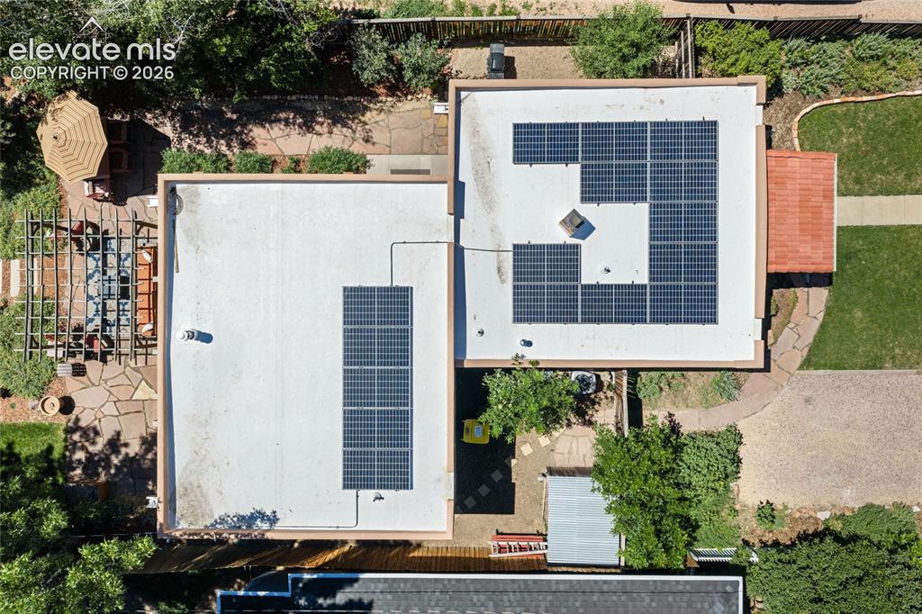 Image 36 of 38: Solar array on main house is owned and included!