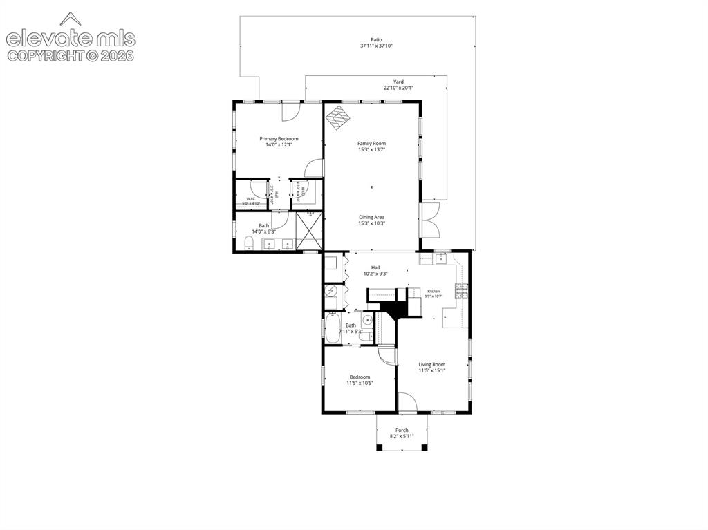 Image 38 of 38: Main home floor plan