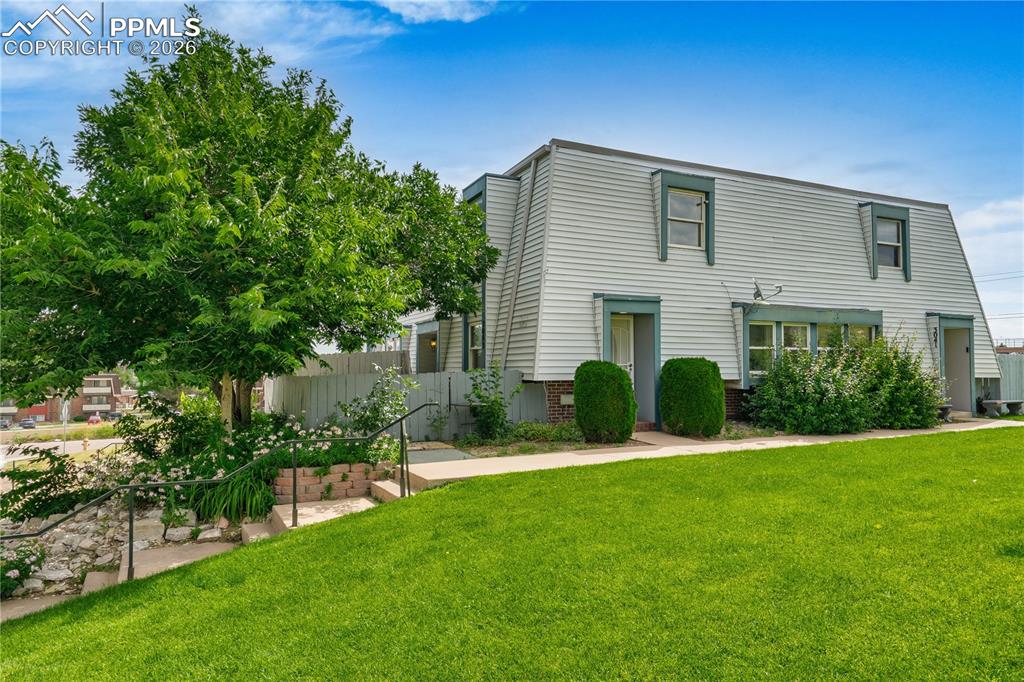 Caption: Front of Structure