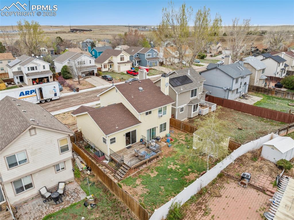 Image 5 of 35: Birds eye view of property featuring a residential view