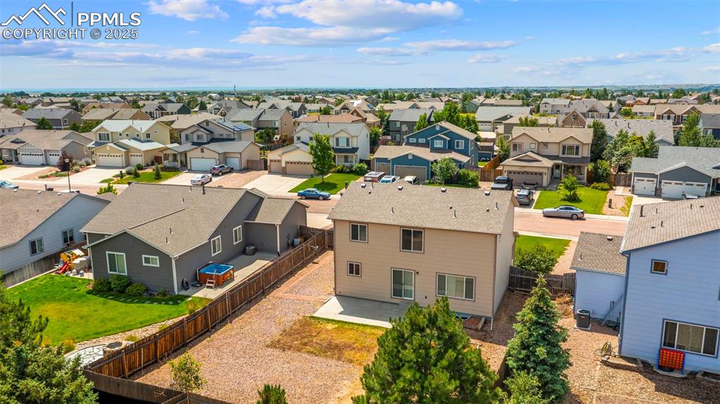 Image 40 of 46: Aerial view of residential area