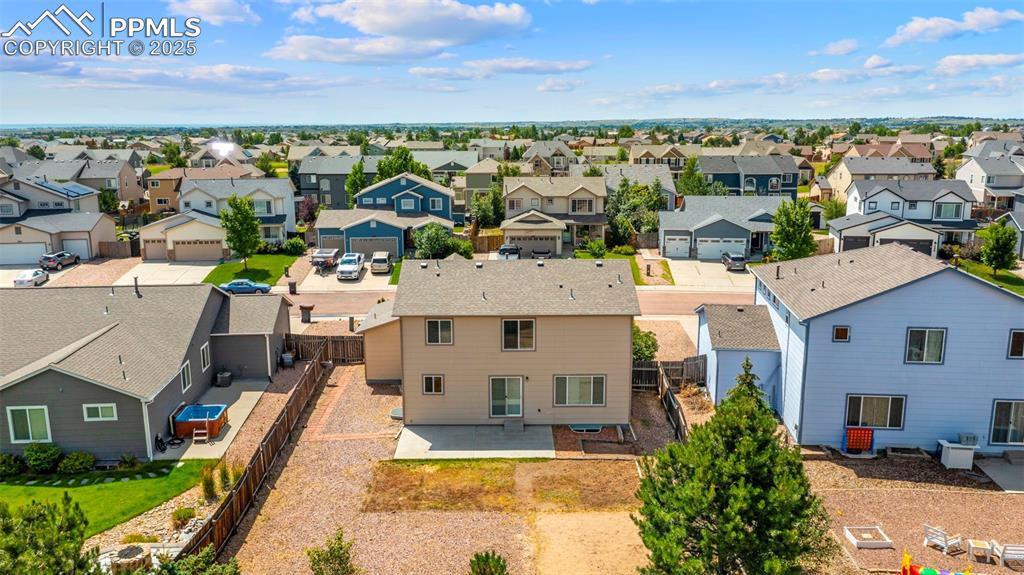Image 42 of 46: Aerial view of residential area