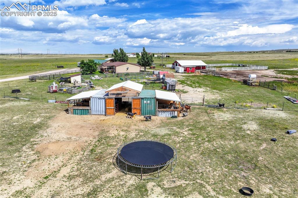Image 35 of 49: Aerial view of sparsely populated area