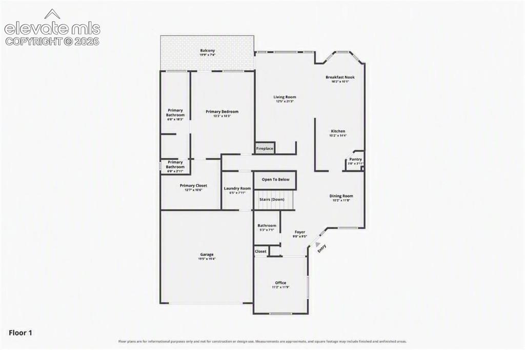 Image 19 of 32: Main Level Floor plan