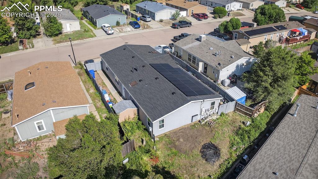 Image 2 of 34: Aerial view of residential area