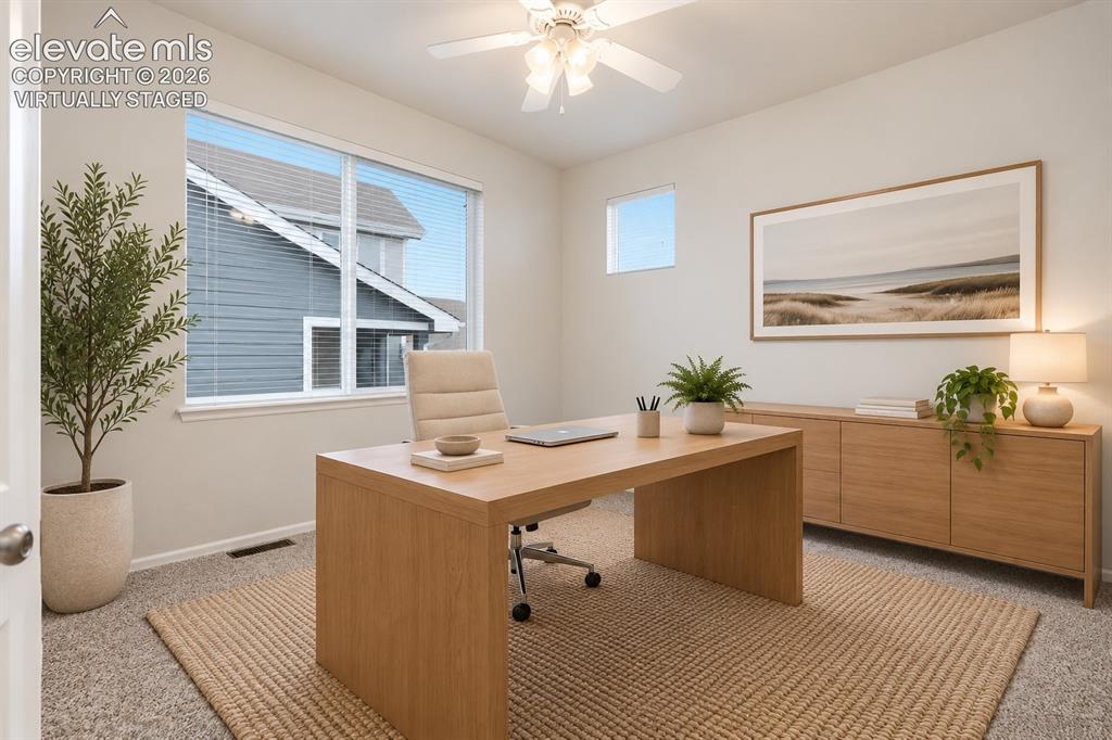 Image 9 of 41: Bedroom or Office. Virtually Staged.