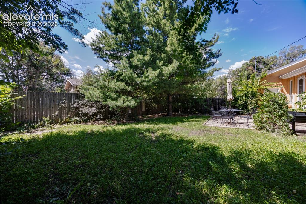 Image 17 of 35: Fenced backyard, could be converted to additional parking