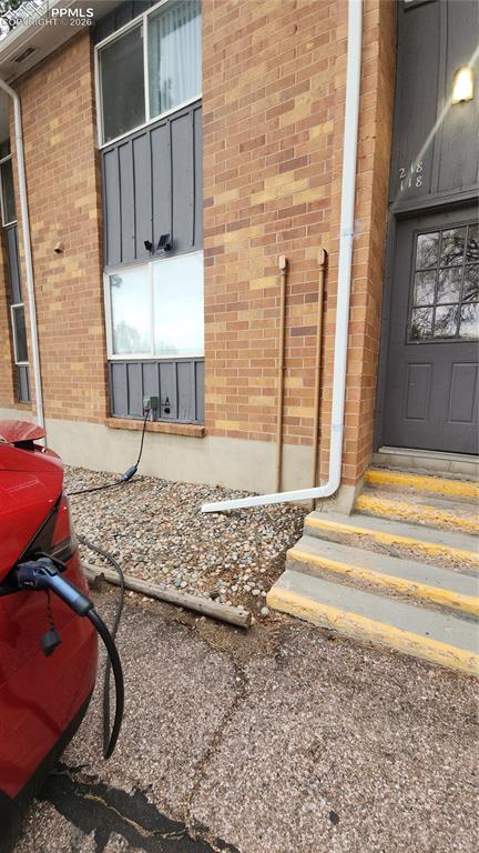 Image 47 of 47: EV Charger Outlet in front of unit.