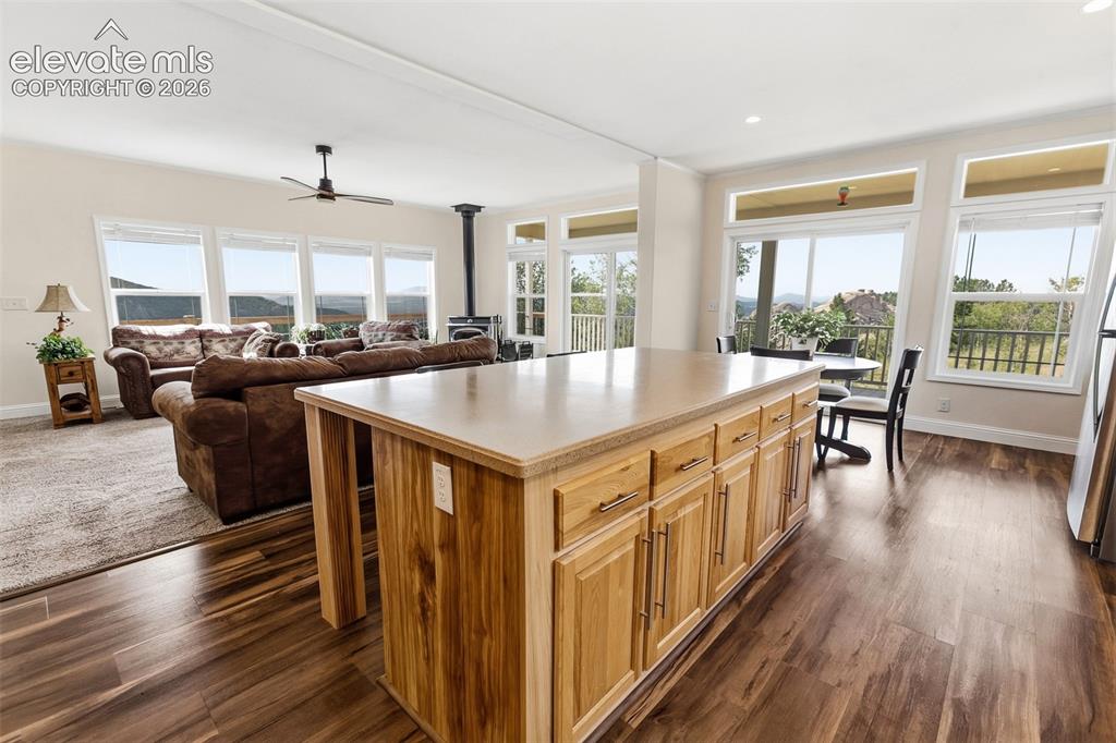 Image 10 of 30: Kitchen, Dining & Living