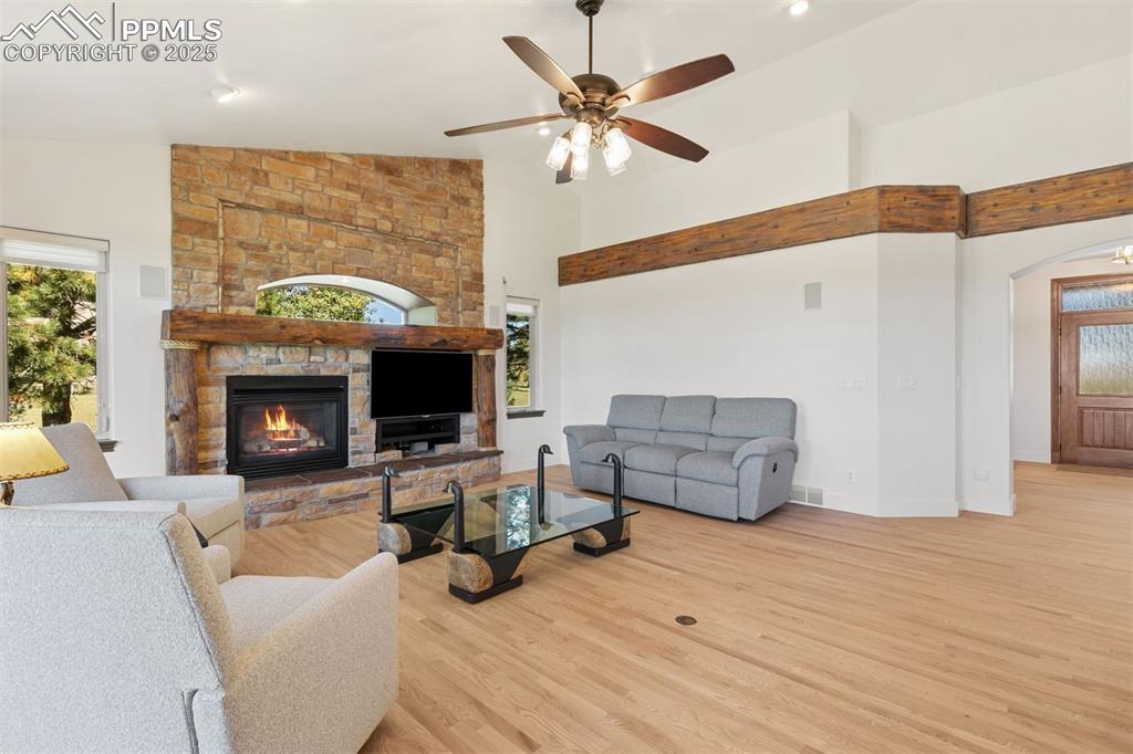 Image 20 of 50: Hardwood floors throughout the main level