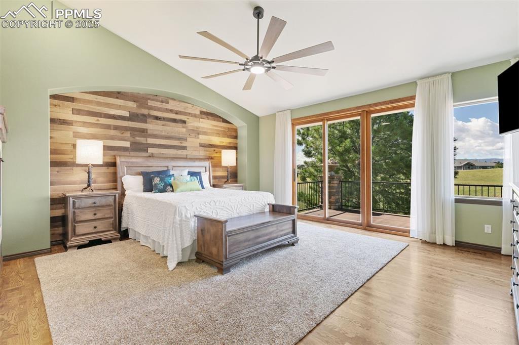 Image 25 of 50: Enjoy morning coffee off the deck from your Primary Suite