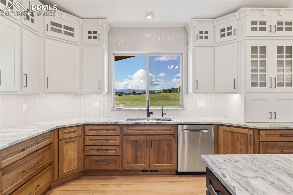 Image 8 of 50: Pikes Peak Views from the kitchen