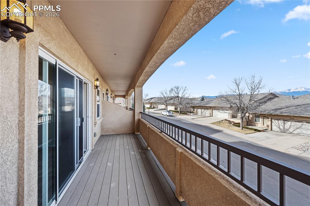 Image 5 of 30: Private balcony where you can enjoy the beautiful Colorado scenery.