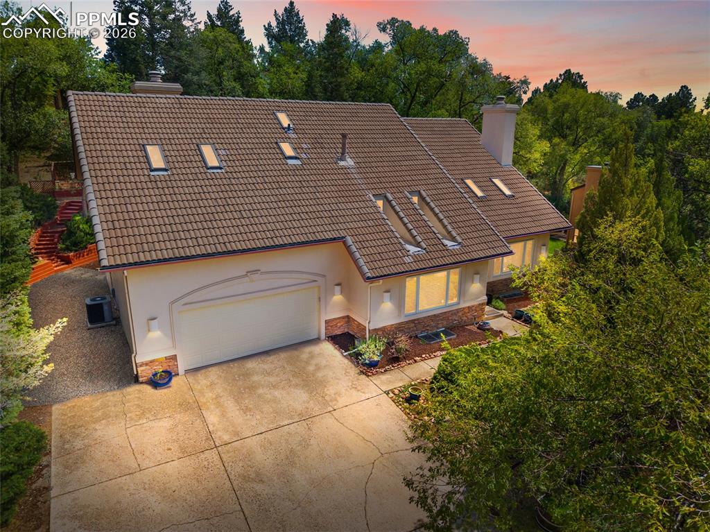 Caption: Front of Structure