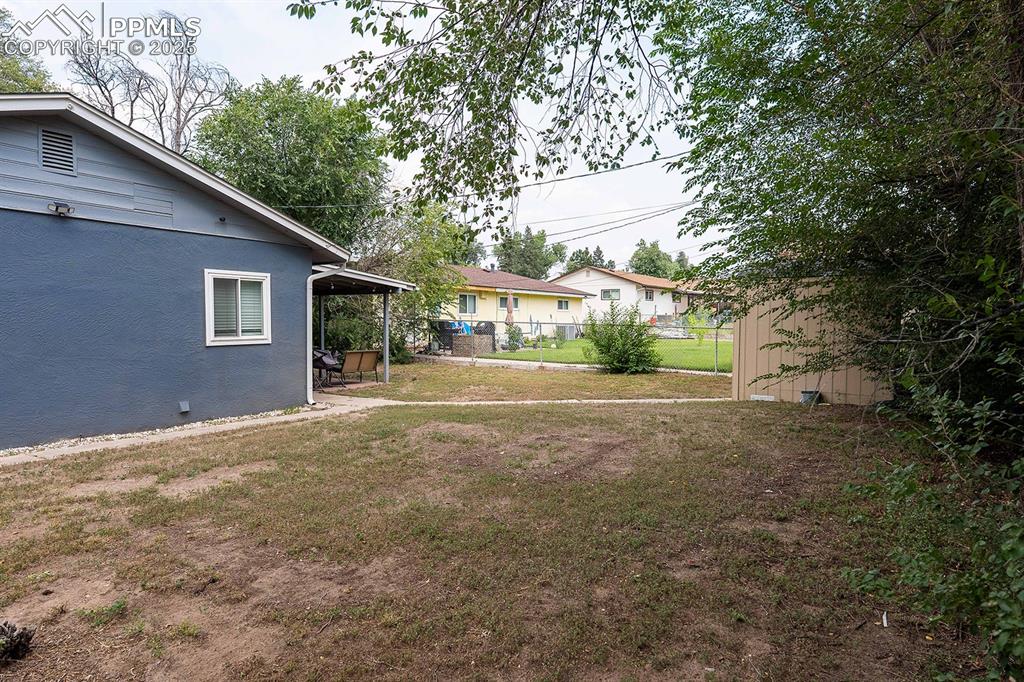Image 41 of 43: Area where an additional garage could be added.