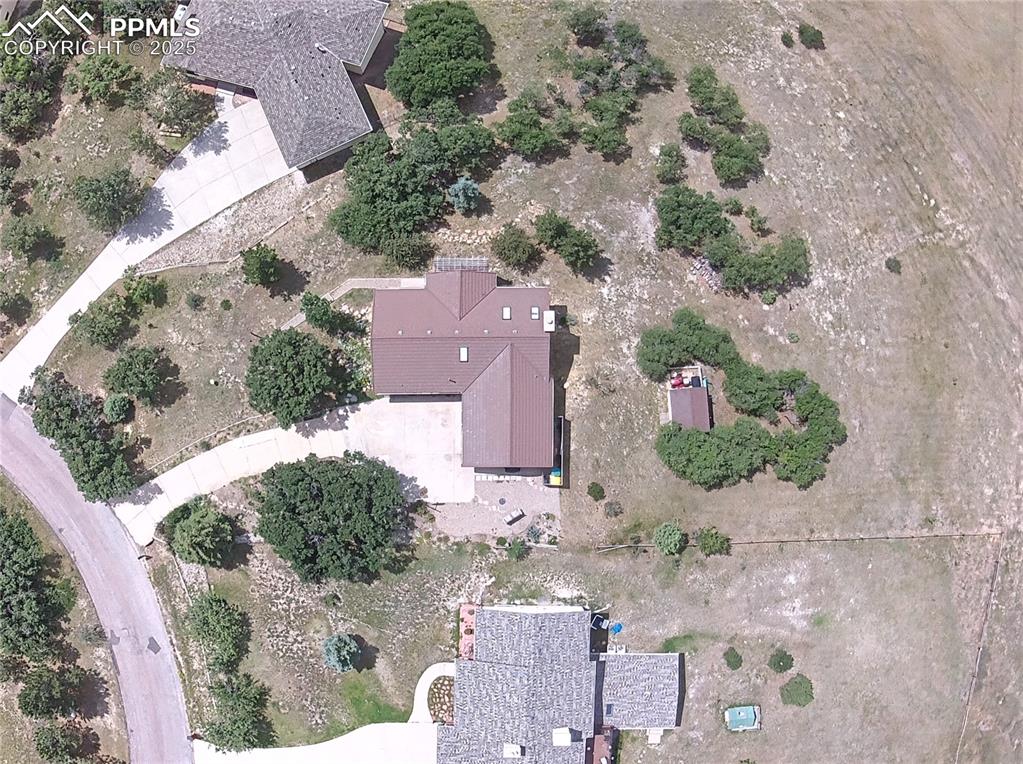 Image 42 of 48: Established trees provide privacy and lots of shade