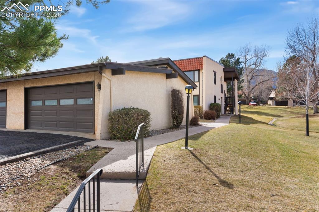Image 8 of 35: Detached 2 car garage, next to the home