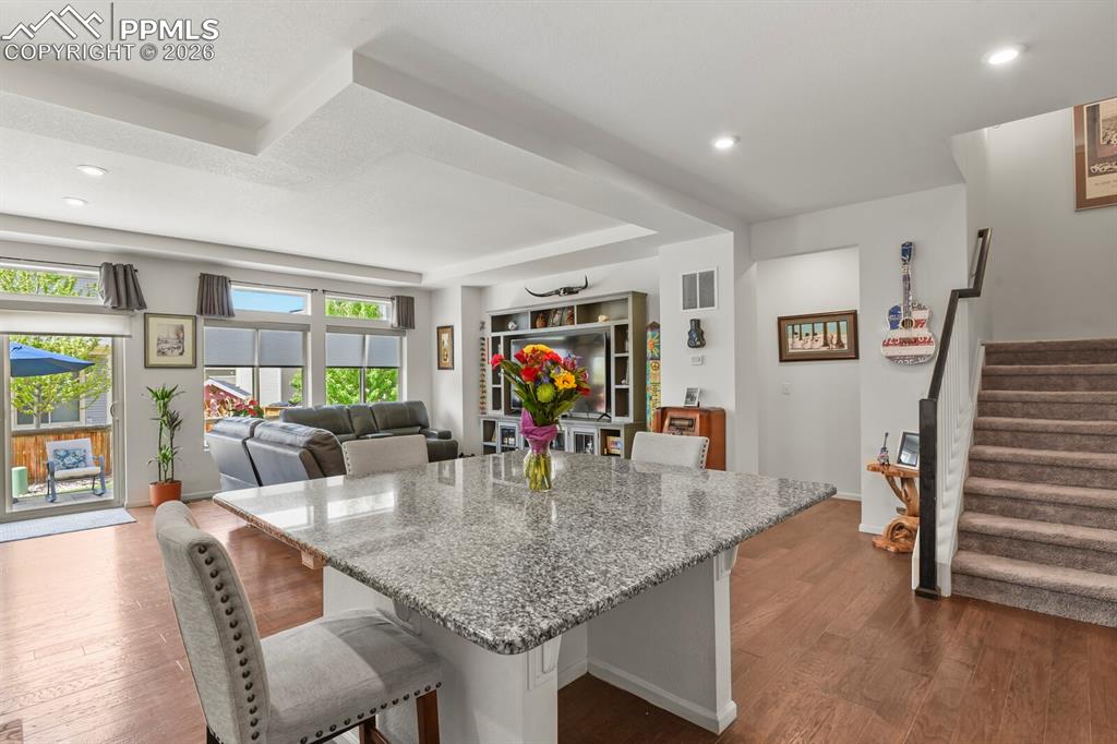Image 12 of 39: Open concept, nice and bright