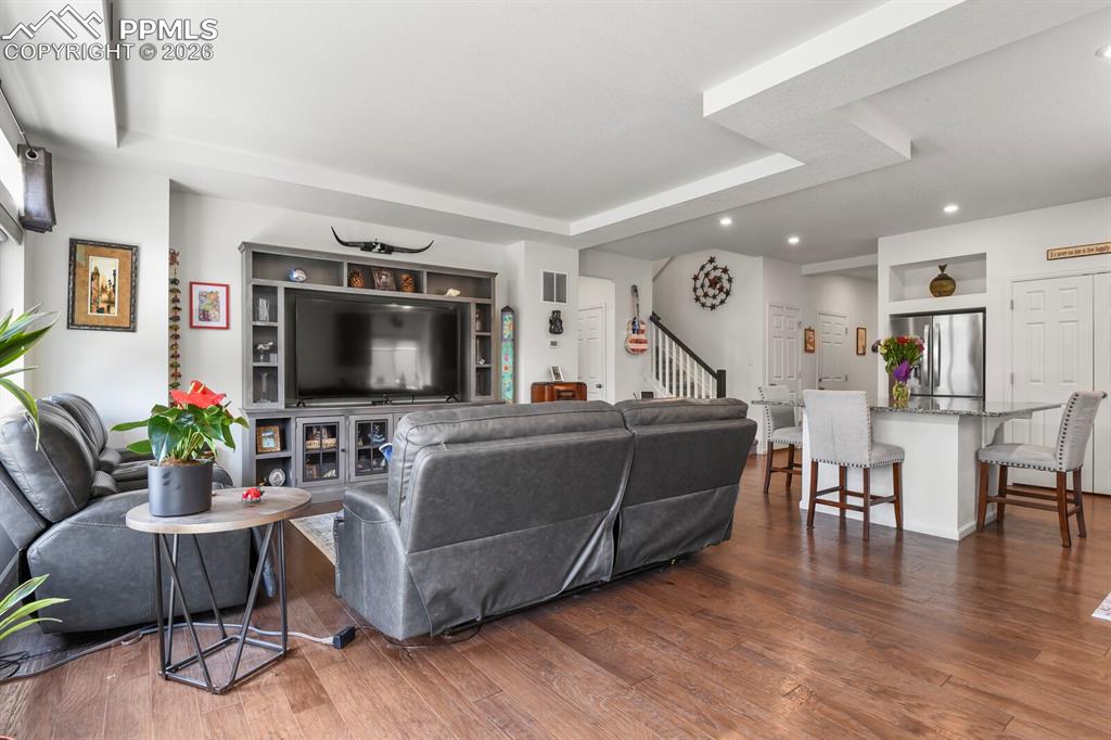 Image 17 of 39: Open concept living area
