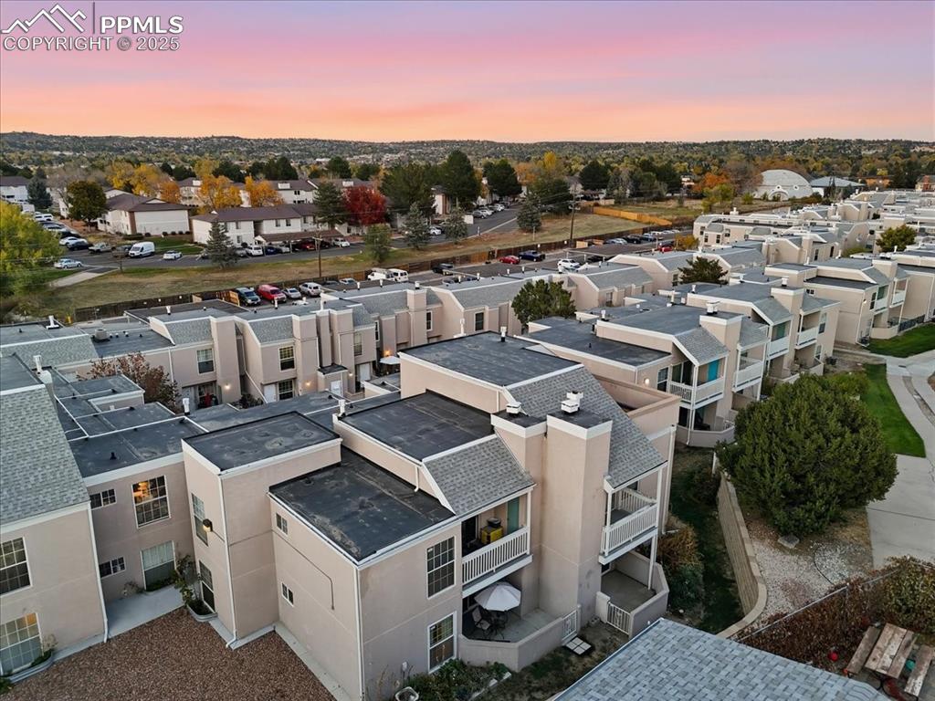 Image 23 of 25: Aerial view of residential area