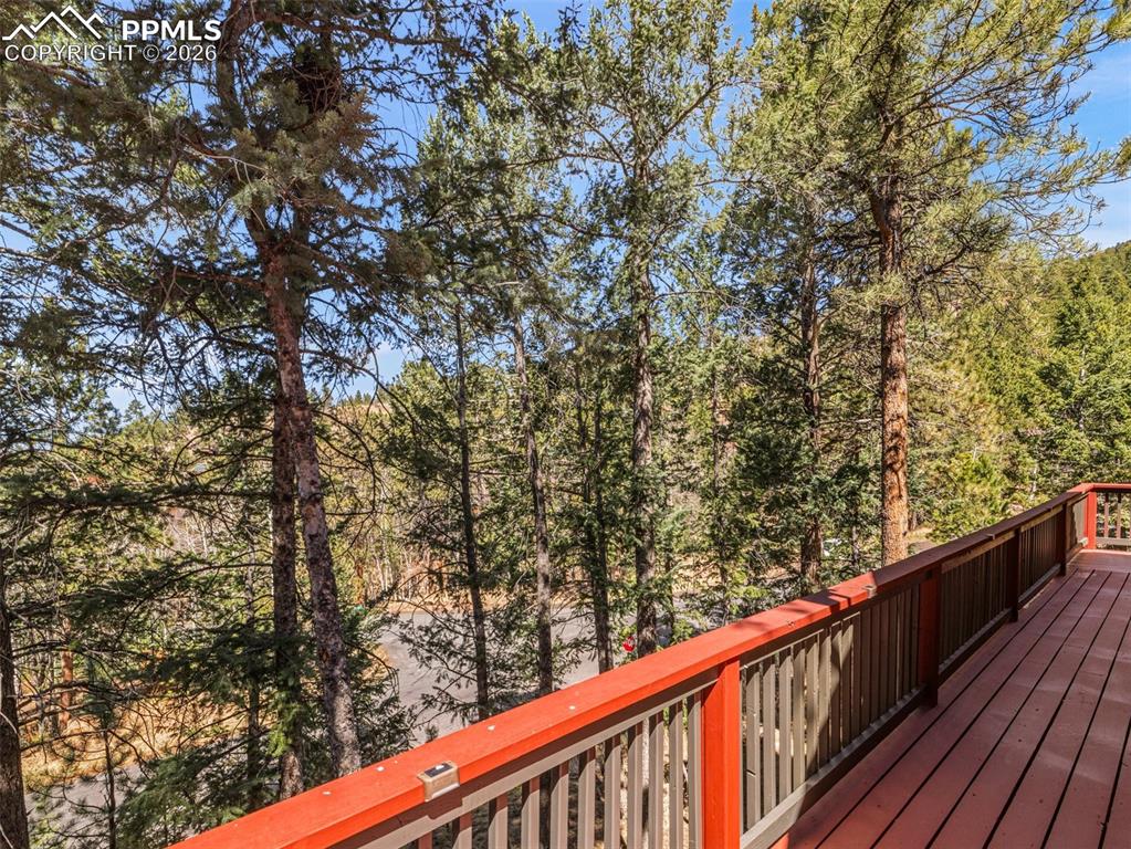 Image 4 of 38: View of wooden deck