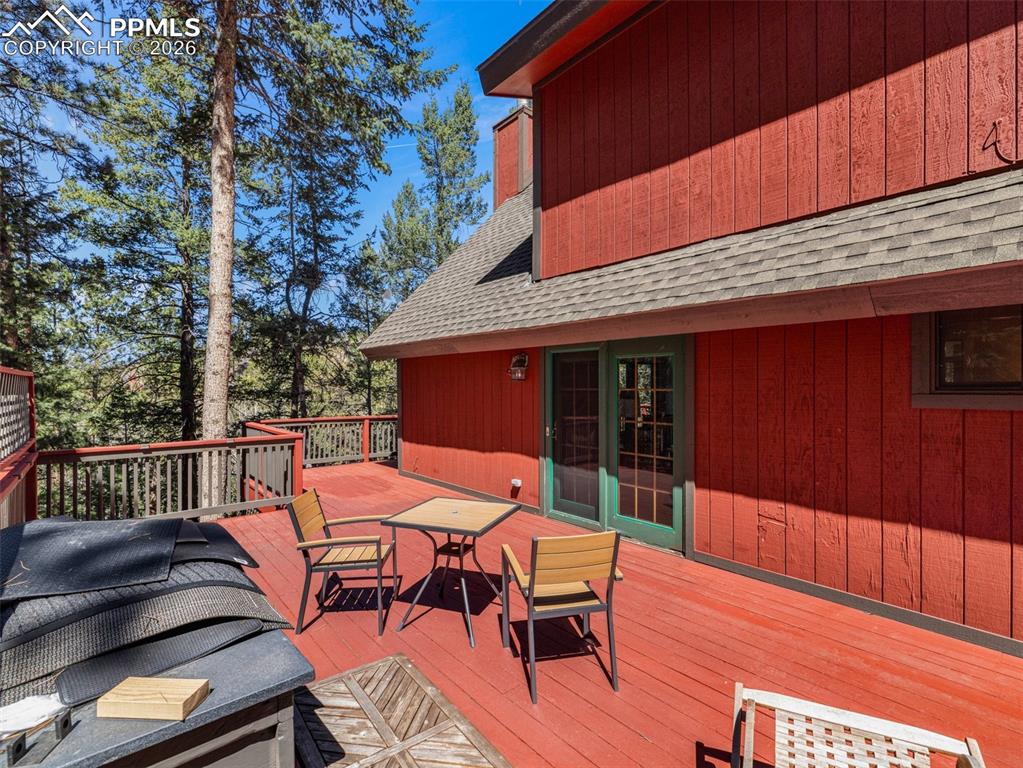Image 6 of 38: View of wooden deck