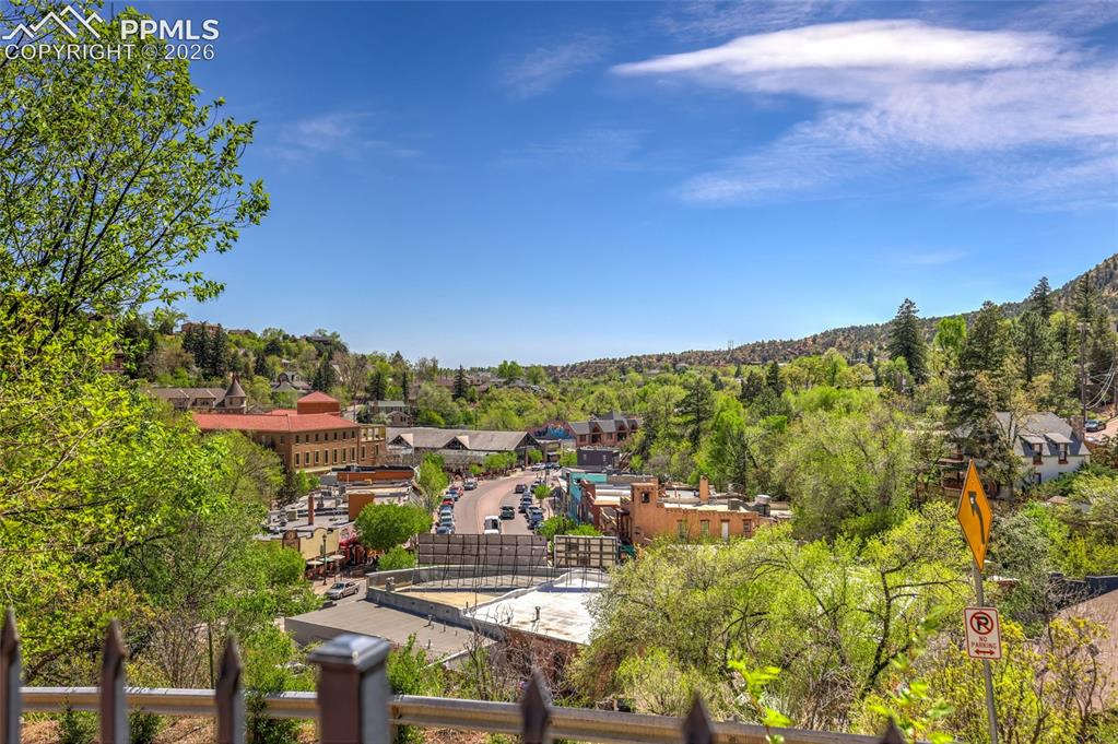 Image 35 of 44: Amazing views of downtown Manitou Springs. Watch parades, fireworks and cof