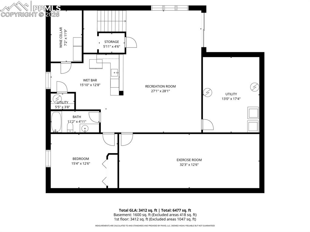 Image 45 of 45: Main level floor plan