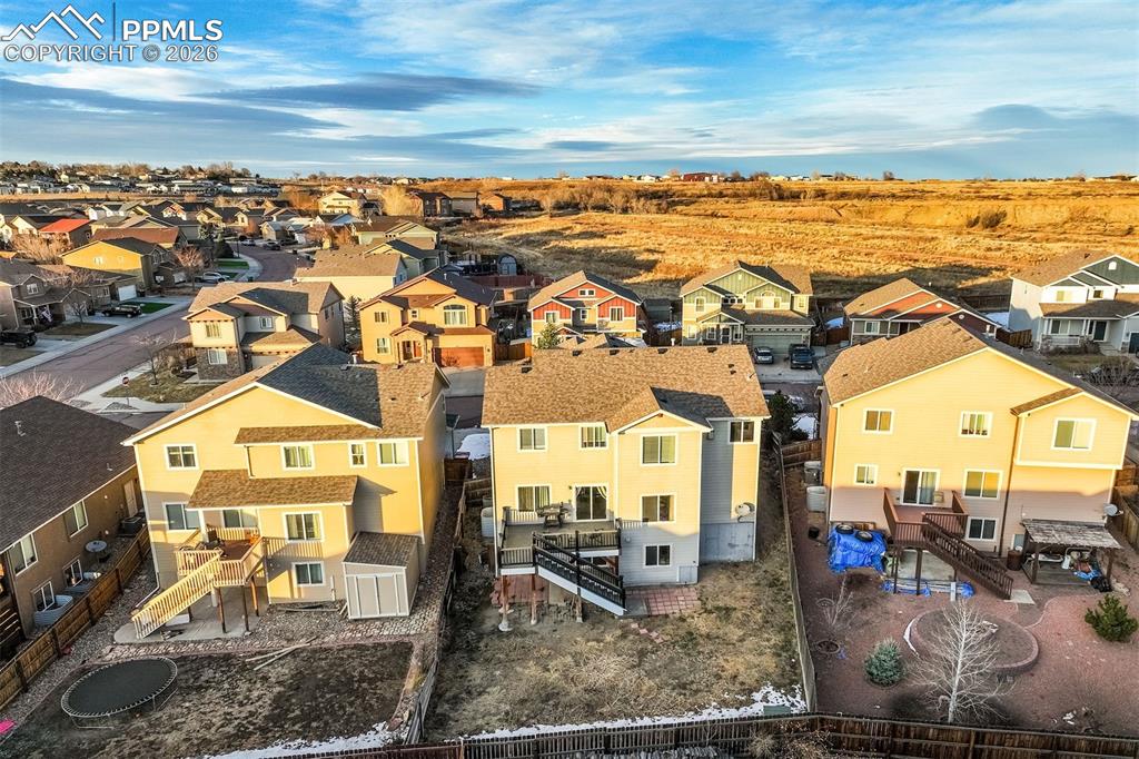 Image 44 of 49: Backyard space that is all fenced in. 