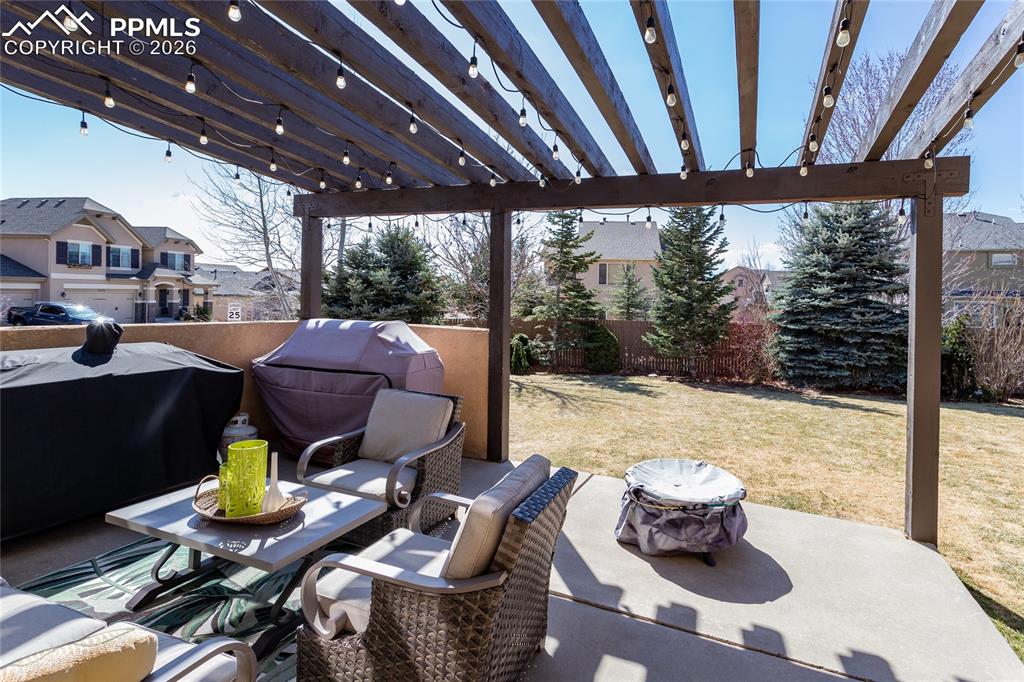 Image 35 of 35: Light up the Pergola for a great summer night