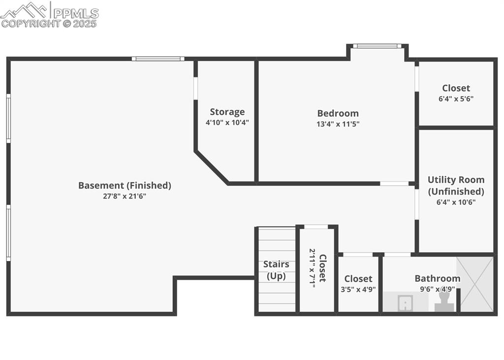 Image 45 of 46: View of floor plan / room layout